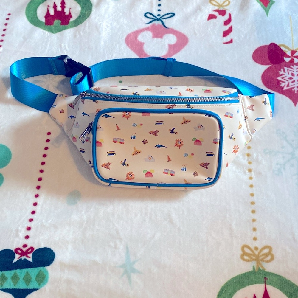 Disney Loungefly Fanny Pack Beltbag Disneyland 65th anniversary exclusiv…